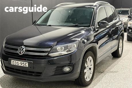 Black 2011 Volkswagen Tiguan Wagon 125 TSI