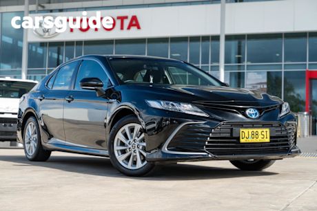 Black 2023 Toyota Camry Sedan Ascent Hybrid