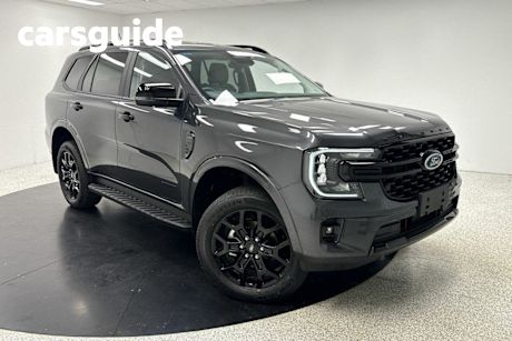 Grey 2024 Ford Everest Wagon Sport (rwd)