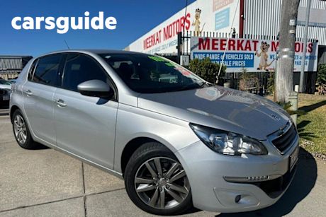 Silver 2017 Peugeot 308 Hatch T9 Active Hatchback 5dr Spts Auto 6sp 1.2T [MY18]