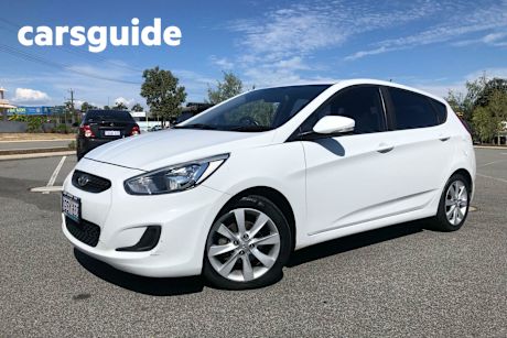 White 2019 Hyundai Accent Hatch RB6 Sport Hatchback 5dr Man 6sp 1.6i [MY19]