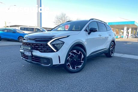 White 2022 Kia Sportage Wagon SX+ (awd)