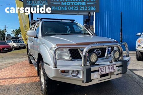 Silver 2015 Nissan Navara Dual Cab Pick-up RX (4X4)
