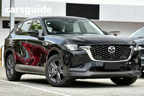 Black 2025 Mazda CX-60 Wagon P50E Evolve Phev