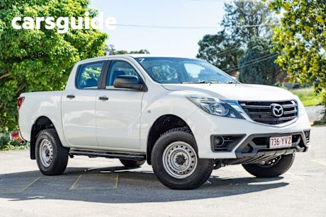 White 2018 Mazda BT-50 Dual Cab Utility XT (4X2) (5YR)