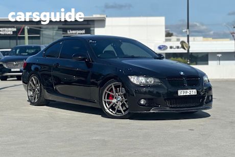 Black 2008 BMW 335I Coupe