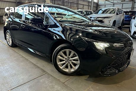 Black 2024 Toyota Corolla Hatchback Ascent Sport + Convenience PK