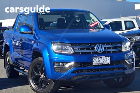 Blue 2017 Volkswagen Amarok Dual Cab Utility V6 TDI 550 Ultimate