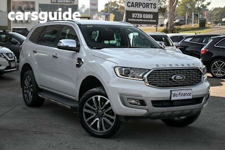 White 2021 Ford Everest Wagon Titanium (4WD)