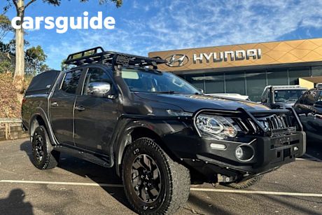 Grey 2017 Mitsubishi Triton Dual Cab Utility Exceed (4X4)