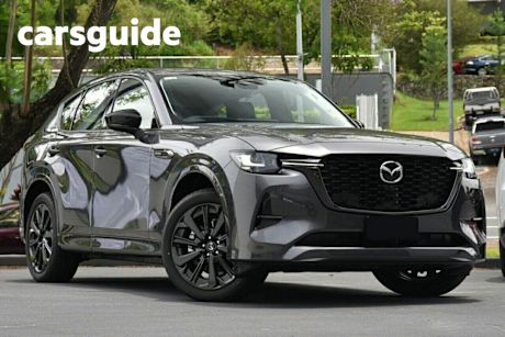 Black 2025 Mazda CX-60 Wagon D50E GT Vision Hybrid