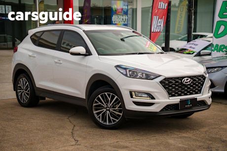 White 2020 Hyundai Tucson Wagon Active X (2WD)