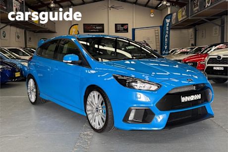 Blue 2017 Ford Focus Hatchback RS