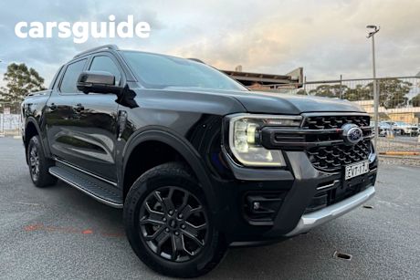 Black 2022 Ford Ranger Double Cab Pick Up Wildtrak 2.0 (4X4)