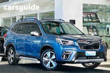 Blue 2021 Subaru Forester Wagon 2.5I-S (awd)
