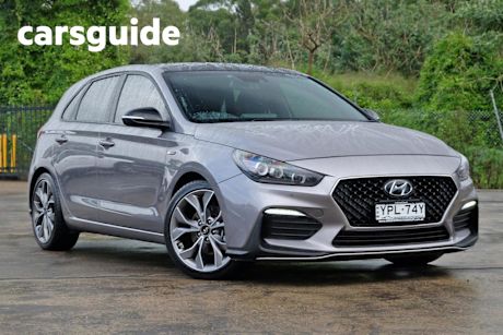 Silver 2023 Hyundai I30 Hatch N Line D-CT Premium
