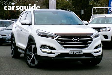 White 2018 Hyundai Tucson Wagon Highlander R-Series (awd)