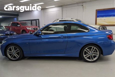 Blue 2015 BMW 228I Coupe