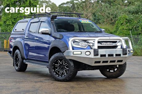 Blue 2020 Isuzu D-MAX Crew Cab Utility LS-U (4X4)