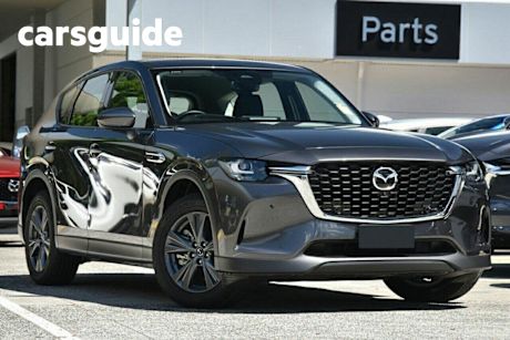 Grey 2025 Mazda CX-60 Wagon G40E Evolve Hybrid