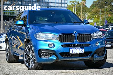 Blue 2018 BMW X6 Coupe Xdrive 30D
