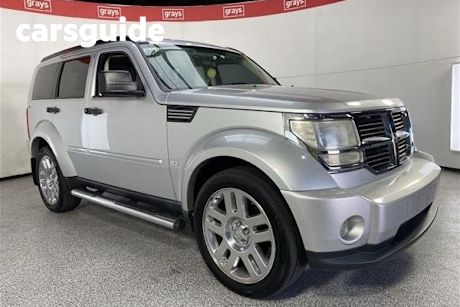 Silver 2009 Dodge Nitro Wagon SX