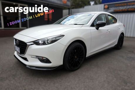 White 2016 Mazda 3 Sedan Maxx