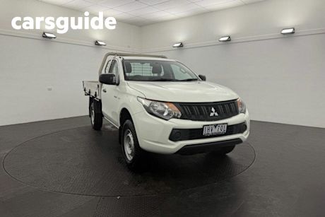 White 2016 Mitsubishi Triton Cab Chassis GLX