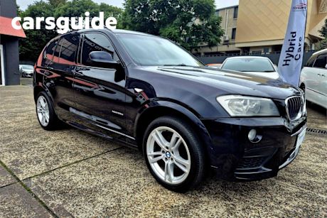 Blue 2014 BMW X3 Wagon Xdrive 20D