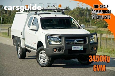 White 2019 Holden Colorado Space Cab Chassis LS (4X4)