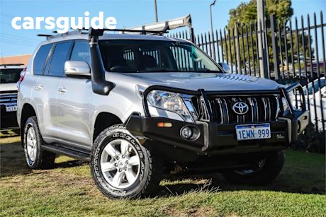 Silver 2014 Toyota Landcruiser Prado Wagon GXL (4X4)
