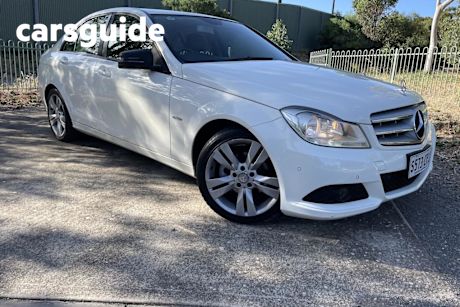 White 2011 Mercedes-Benz C200 Sedan CDI BE