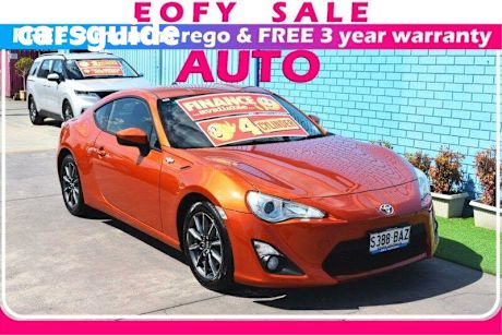 Orange 2013 Toyota 86 Coupe GT