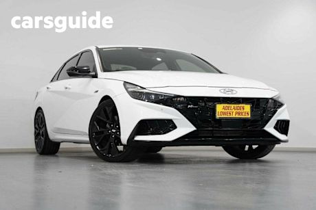 White 2022 Hyundai I30 Sedan N Line Premium