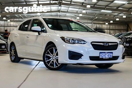 White 2019 Subaru Impreza Sedan 2.0I (awd)