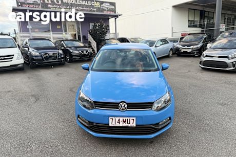 Blue 2014 Volkswagen Polo Hatchback Trendline