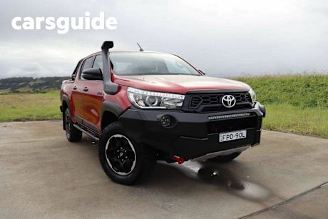 Red 2018 Toyota Hilux Double Cab Pick Up Rugged X (4X4)