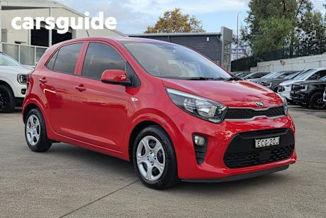 Red 2019 Kia Picanto Hatchback S (aeb)