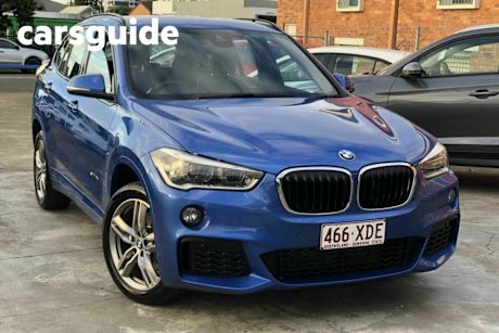 Blue 2016 BMW X1 Wagon Sdrive 18D