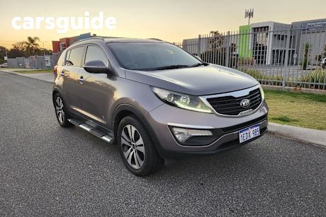 Silver 2013 Kia Sportage Wagon Platinum (awd)