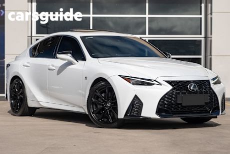 White 2021 Lexus IS350 Sedan F Sport +EP1