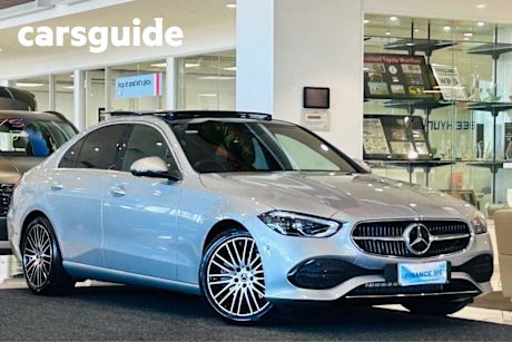 Silver 2022 Mercedes-Benz C200 Sedan Edition C Mhev