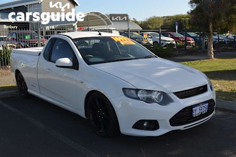 White 2013 Ford Falcon Utility XR6