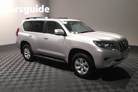 Silver 2021 Toyota Landcruiser Prado Wagon GXL Flat Tailgate