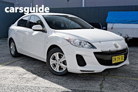 White 2012 Mazda 3 Sedan NEO