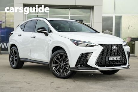 White 2023 Lexus NX350 Wagon F Sport + EP1 AWD
