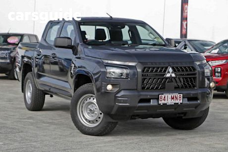 Grey 2024 Mitsubishi Triton Double Cab Pick Up GLX (4X4)
