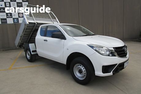 White 2019 Mazda BT-50 Freestyle Cab Chassis XT (4X2) (5YR)