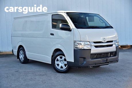White 2018 Toyota Hiace Van LWB