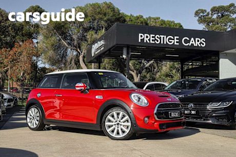 Red 2017 Mini Cooper Hatchback S